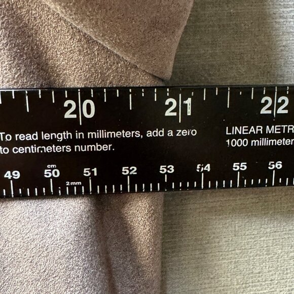 Adore Taupe‎ Knitwear Swing Coat. Trench Jacket With Floral Embroidery & Scarf - Picture 5 of 16